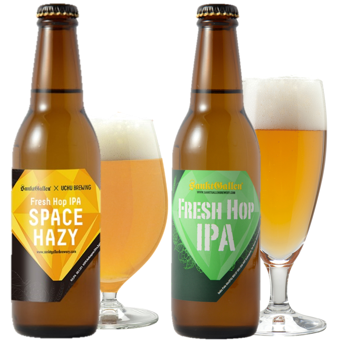 フレッシュホップビール 2種 飲み比べセット フレッシュホップipa Spacehazy 数量限定 元祖地ビール サンクトガーレン 直営通販ショップ